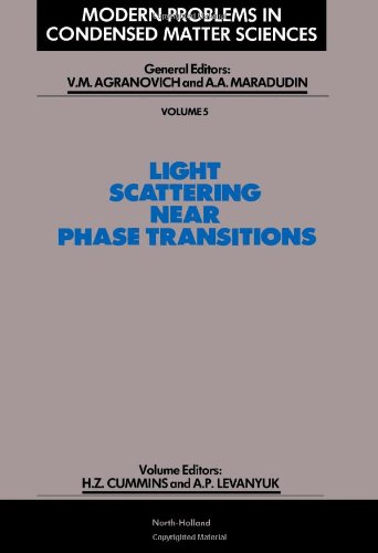 Light Scattering Near Phase Transitions;