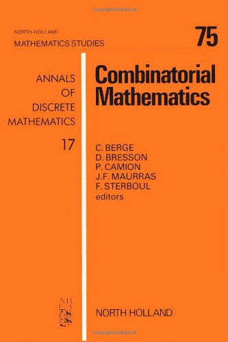 Imagen de archivo de Combinatorial Mathematics: International Colloquium Proceedings a la venta por Ammareal