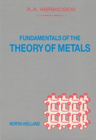 Stock image for Fundamentals of the Theory of Metals for sale by Buchpark