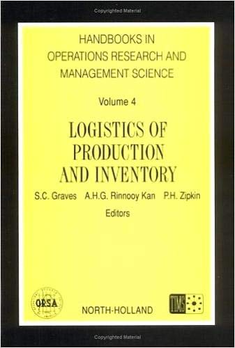 Stock image for Handbooks in Operations Research and Management Science, 4: Logistics of Production and Inventory (Handbooks in Operations Research and Management Science) for sale by Revaluation Books