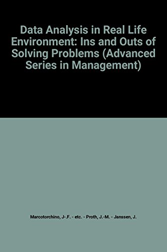 9780444876928: Data Analysis in Real Life Environment: Ins and Outs of Solving Problems: Vol 8