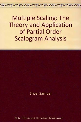 Immagine dell'editore per Multiple Scaling: The Theory and Application of Partial Order Scalogram Analysis venduto da NEPO UG