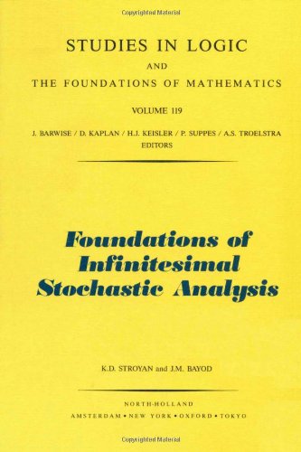 Stock image for Foundations of Infinitesimal Stochastic Analysis for sale by Better World Books