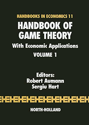 9780444880987: Handbook of Game Theory with Economic Applications (Volume 1)