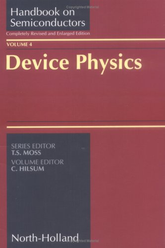 Stock image for Device Physics (Handbook on Semiconductors, Vol. 4) for sale by Buchpark