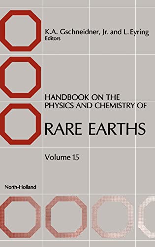 Imagen de archivo de Handbook on the Physics and Chemistry of Rare Earths a la venta por Textsellers