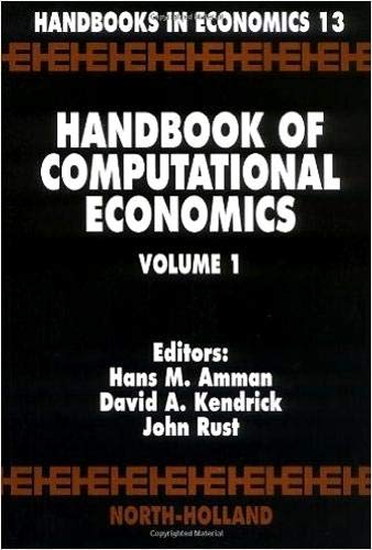 Handbook of Computational Economics (Volume 1) (Handbooks in Economics)