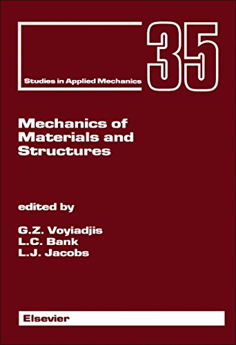 Imagen de archivo de Mechanics of Materials and Structures (Studies in Applied Mechanics) a la venta por Bookmonger.Ltd