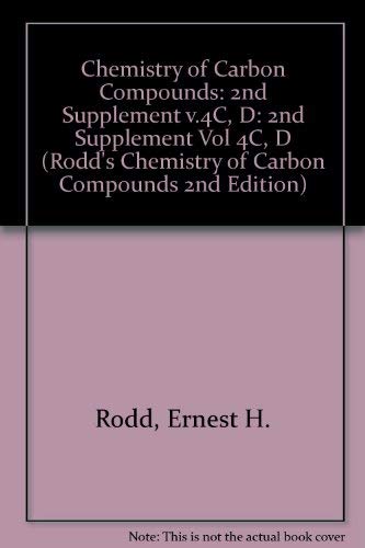 Beispielbild fr Supplements to the 2nd Edition of Rodd's Chemistry of Carbon Compounds: Volume IV, Heterocyclic Compounds: Part C: Five-Membered Heterocyclic Compounds with two Hetero-Atoms in the Ring, from Groups V and/or VI of the Periodic Table. Part D: Five-Member zum Verkauf von Zubal-Books, Since 1961