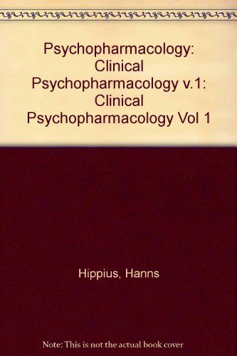 Imagen de archivo de Clinical Psychopharmacology. Psychopharmacology 1: A Biennial Critical Survey of the International Literature Part 2 a la venta por Wonder Book
