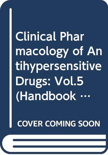 9780444903549: Clinical Pharmacology of Antihypersensitive Drugs