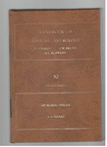 Imagen de archivo de Handbook of Clinical Neurology: Microbial Disease (Volume 52) a la venta por Anybook.com
