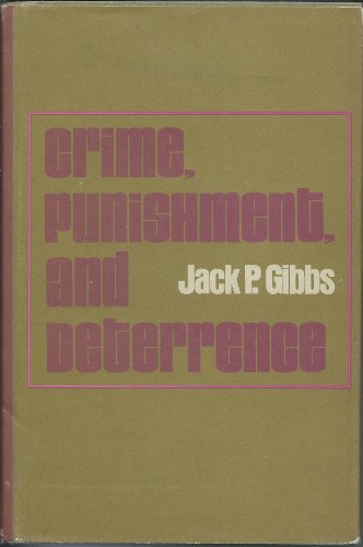 Beispielbild fr Crime, Punishment and Deterrence zum Verkauf von Better World Books: West