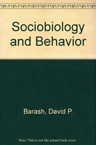 Beispielbild fr Sociobiology and Behavior zum Verkauf von Better World Books