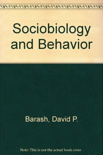 9780444990884: Sociobiology and Behavior