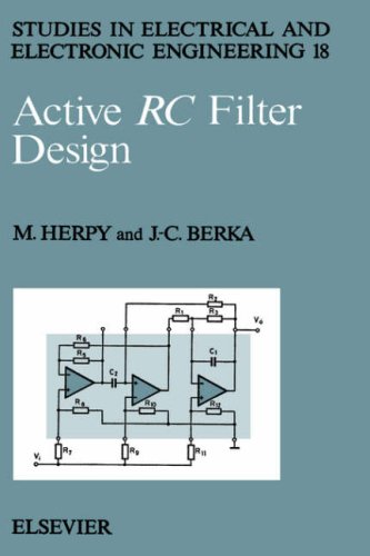 Imagen de archivo de ACTIVE RC FILTER DESIGN. a la venta por Nelson & Nelson, Booksellers