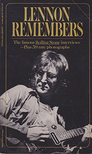 Stock image for Lennon Remembers: The Rolling Stone Interviews for sale by ThriftBooks-Dallas