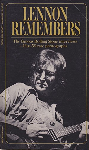 Lennon Remembers: The Rolling Stone Interviews (9780445081918) by Wenner, Jan