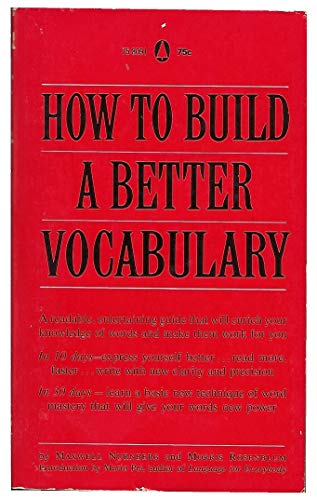 Beispielbild fr How to build a better vocabulary zum Verkauf von Better World Books