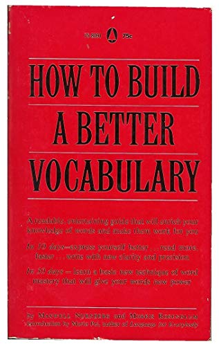 Stock image for How to build a better vocabulary for sale by SecondSale