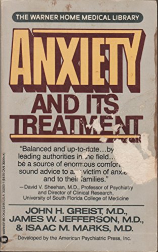 Beispielbild fr Anxiety and Its Treatment zum Verkauf von BooksByLisa