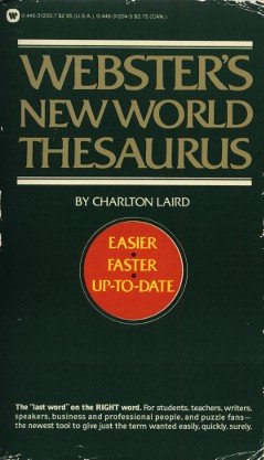 9780446312035: Title: Websters New World Thesaurus Prepared