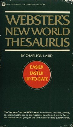 Imagen de archivo de Webster's New World Thesaurus / Prepared a la venta por Better World Books