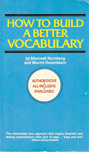 Stock image for How to Build Better Vocabulary for sale by Once Upon A Time Books