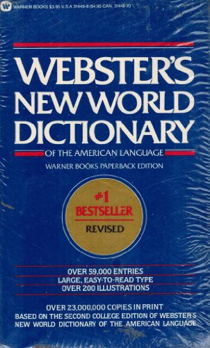 Imagen de archivo de Webster's New World Dictionary a la venta por BookHolders