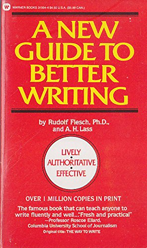 Beispielbild fr New Guide to Better Writing zum Verkauf von Better World Books