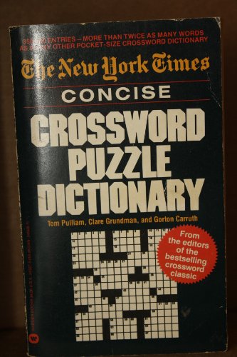 Stock image for The New York Times Concise Crossword Puzzle Dictionary for sale by Books Unplugged