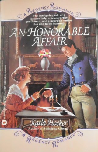 9780446349079: Honorable Affair (Regency Romance)