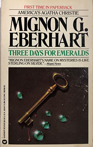 Beispielbild fr Three Days for Emeralds zum Verkauf von Gulf Coast Books