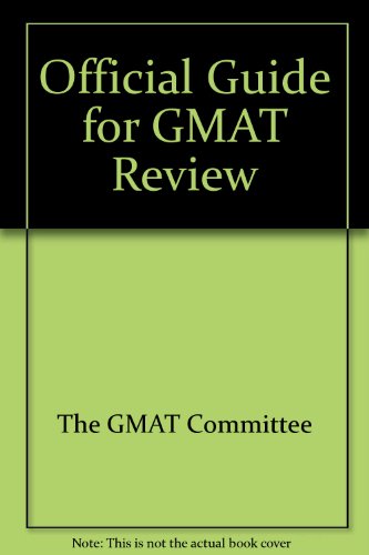 Stock image for The Official Guide for GMAT Review for sale by Better World Books: West