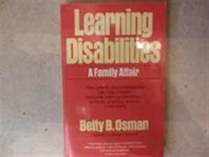 Imagen de archivo de Learning Disabilities a la venta por Better World Books