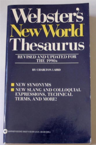 Imagen de archivo de Webster's New World Thesaurus a la venta por gearbooks