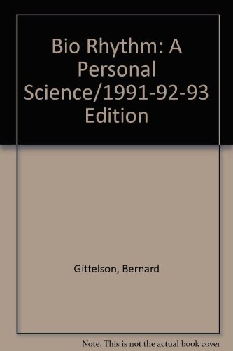 Stock image for Bio-Rhythm - A personal science for sale by Ed Buryn Books