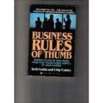 Imagen de archivo de Business Rules of Thumb a la venta por Reliant Bookstore