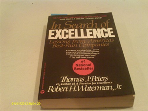 Stock image for In search of Excellence for sale by Better World Books