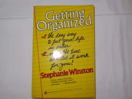 Imagen de archivo de Getting Organized a la venta por Better World Books