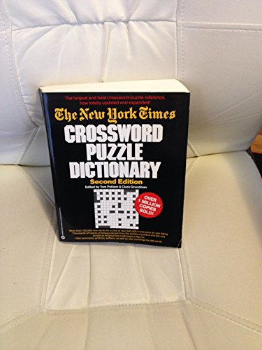 Beispielbild fr The New York Times Crossword Puzzle Dictionary zum Verkauf von Better World Books: West