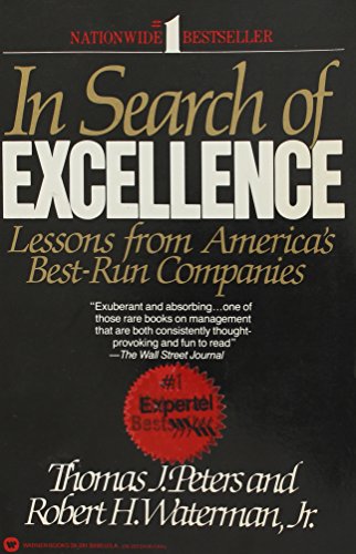 Imagen de archivo de In Search of Excellence a la venta por Robinson Street Books, IOBA