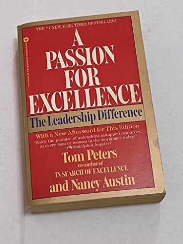 Imagen de archivo de A passion for excellence: The leadership difference a la venta por Wonder Book