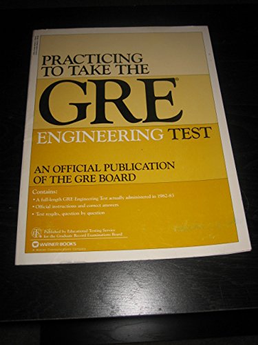 9780446384612: Practicing to Take GRE Engineering Test