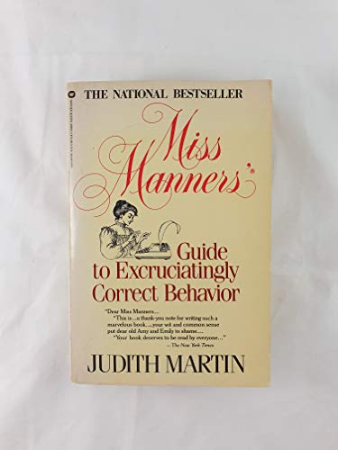 Beispielbild fr Miss Manners' : Guide to Excruciatingly Correct Behavior zum Verkauf von Better World Books