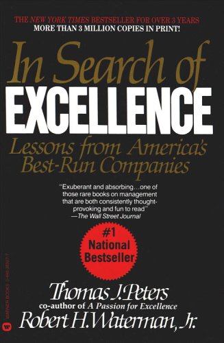 Beispielbild fr In Search of Excellence Lessons From Ame zum Verkauf von Better World Books
