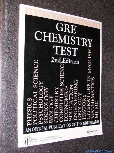 9780446392013: Practicing to Take the Gre Chemistry Test