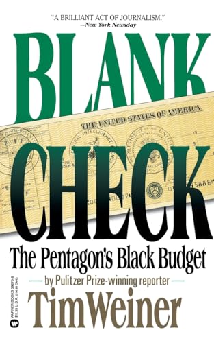 Beispielbild fr Blank Check : The Pentagon's Black Budget zum Verkauf von Better World Books