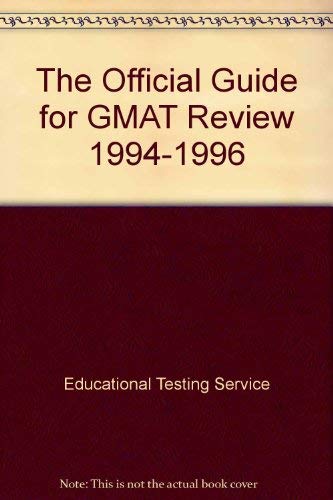 Beispielbild fr The Official Guide for GMAT Review zum Verkauf von Better World Books