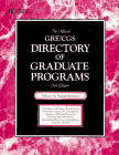 9780446395915: The Official Gre Cgs Directory of Graduate Programs: Natural Sciences (Directory of Graduate Programs: Vol. A: Natural Sciences)